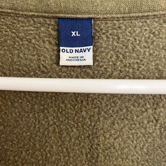 Old Navy Fleece-Lined Shirt Jacket – Olive Green, Size XL - Picture 7 of 7